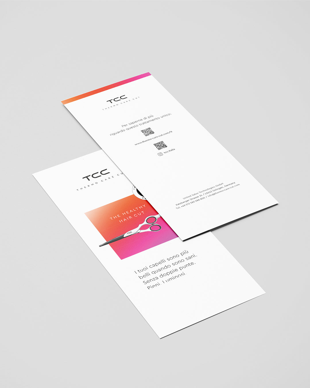 200 x Flyer da banco Thermo Care Cut®