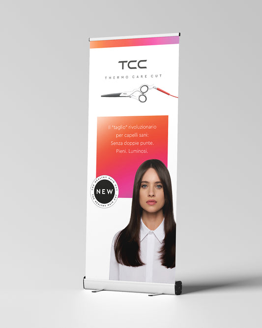 Roll Up Banner Welcome Thermo Care Cut®